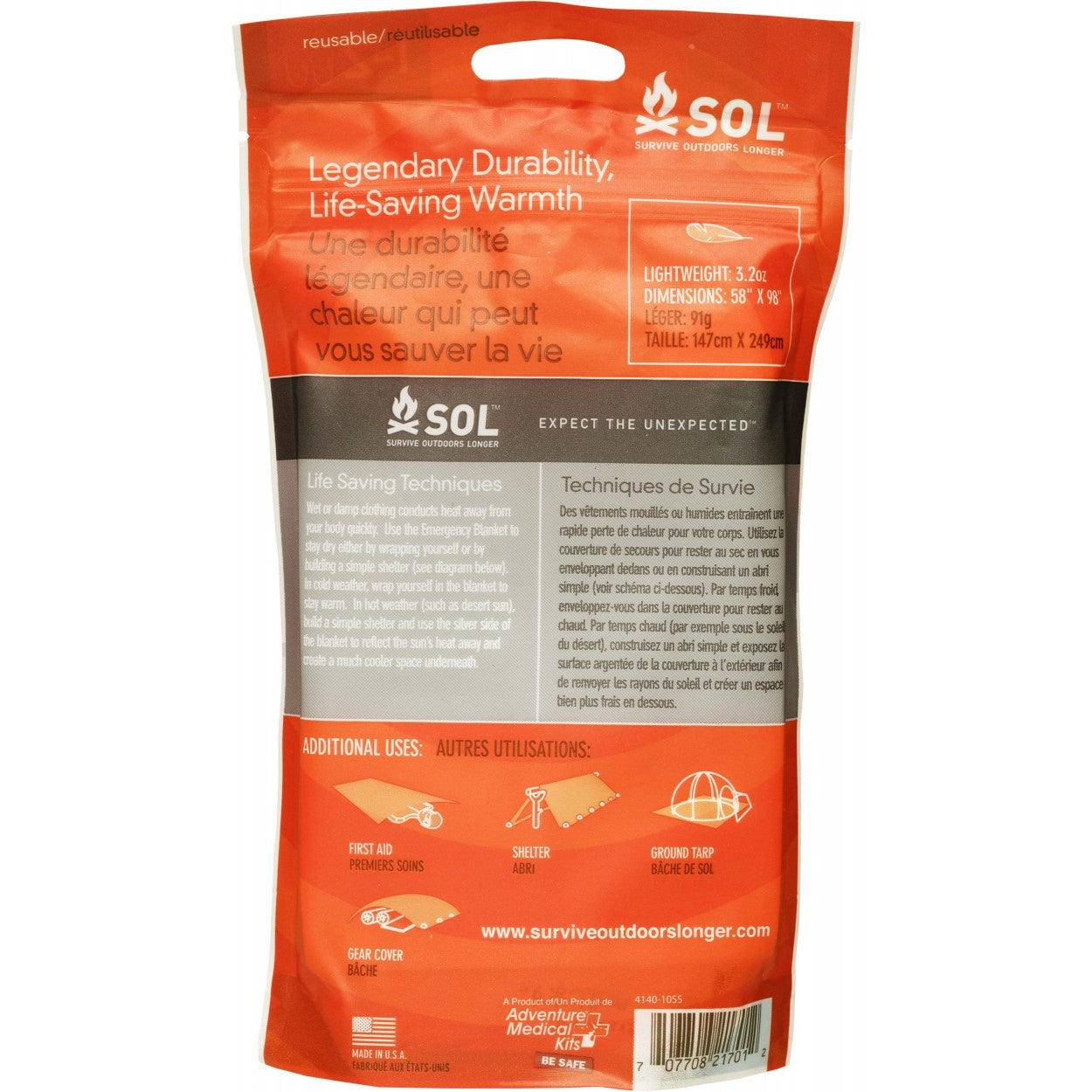 SOL Emergency Blanket