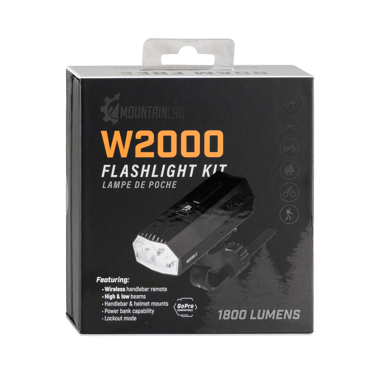 Mountain Lab W2000 Flashlight Kit