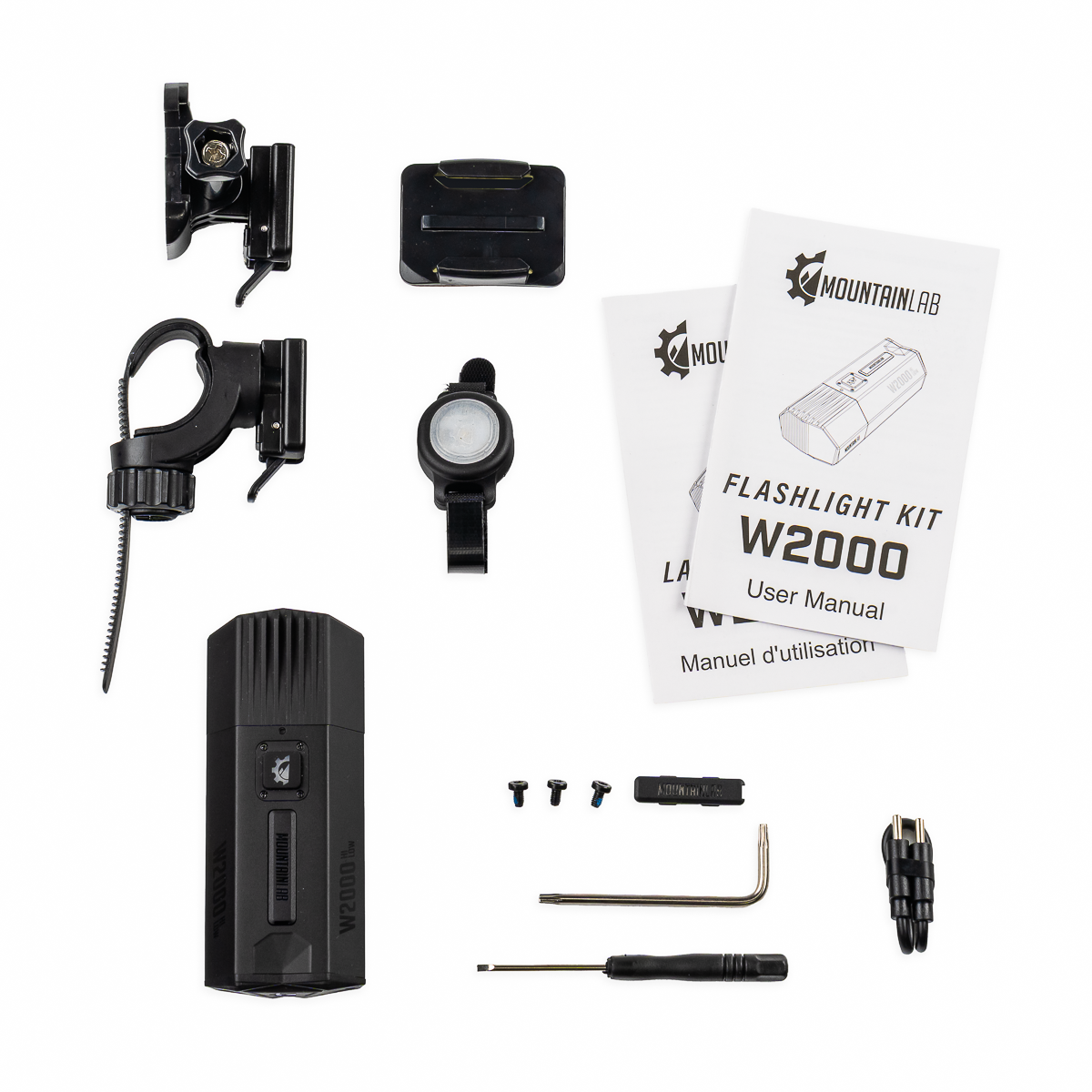 Mountain Lab W2000 Flashlight Kit