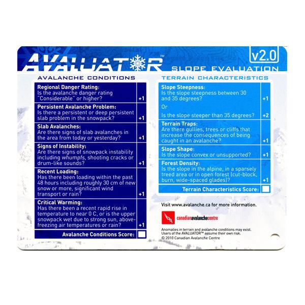 Avaluator Trip Planner 2.0 - Avalanche Safety Solutions