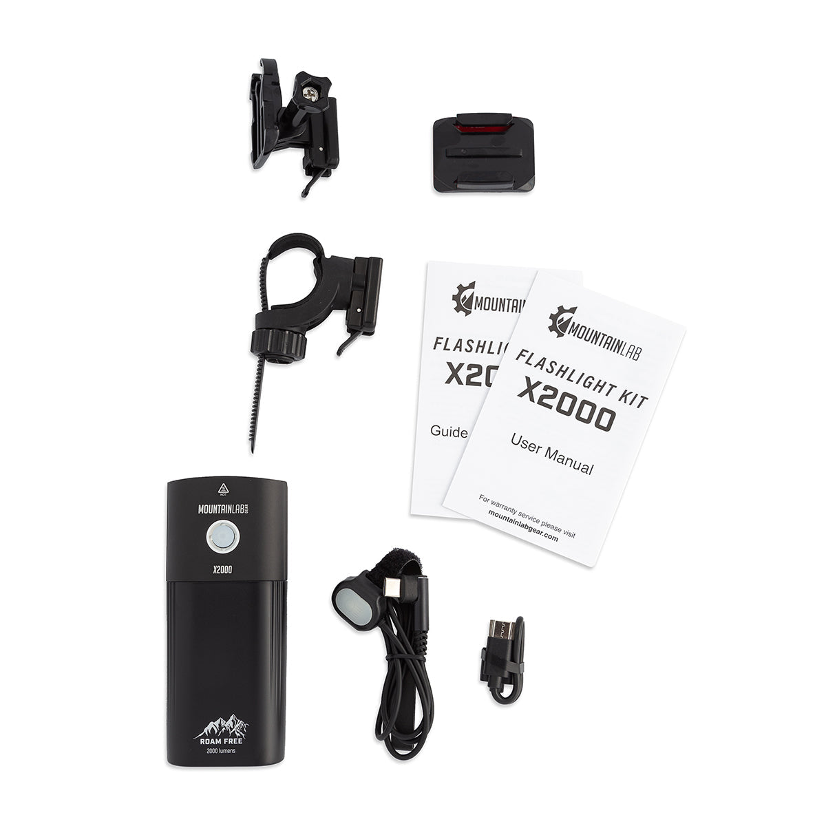 Mountain Lab x2000 Lumen Flashlight Kit