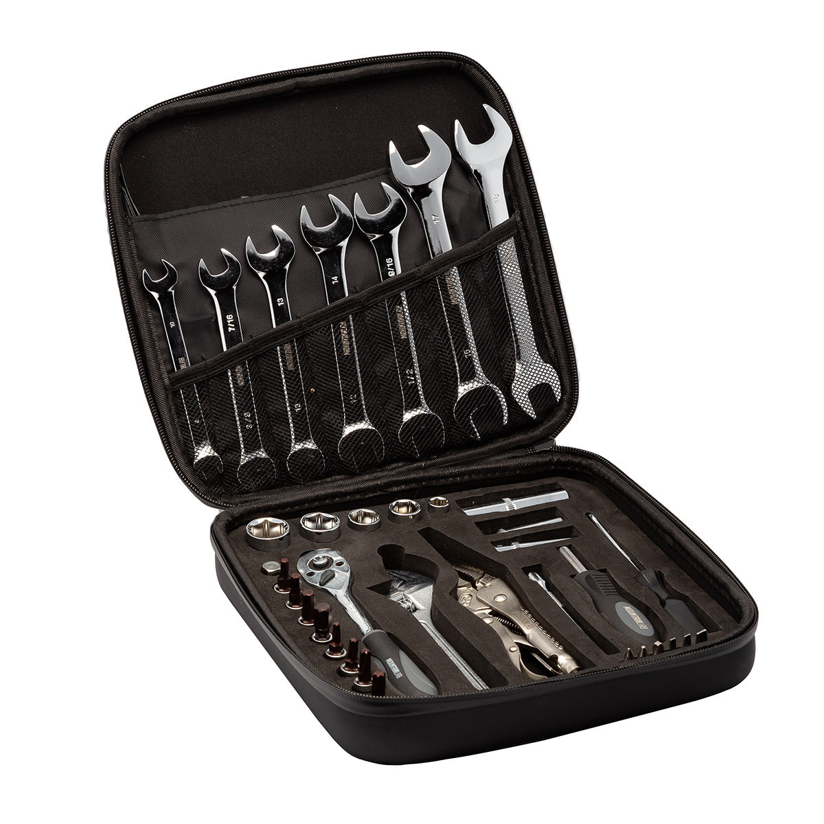 Spanner set deals tool box