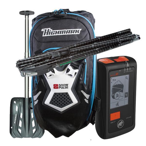 Rental Package : Transceiver / Shovel / Probe / Airbag - Avalanche Safety Solutions
